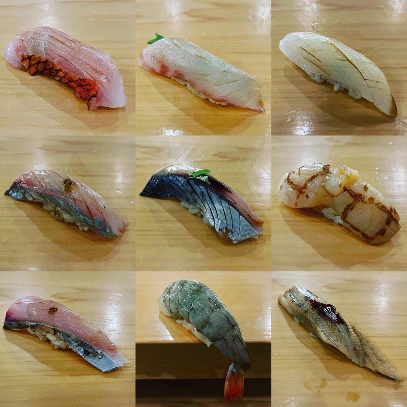 「OMAKASE」で提供される寿司