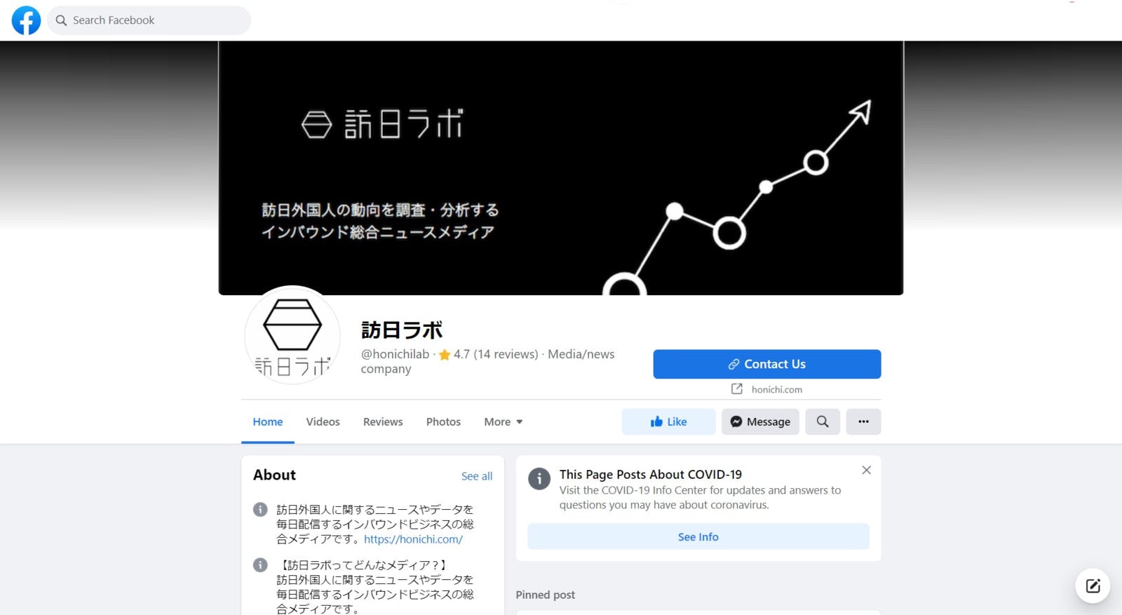 Facebook：訪日ラボ