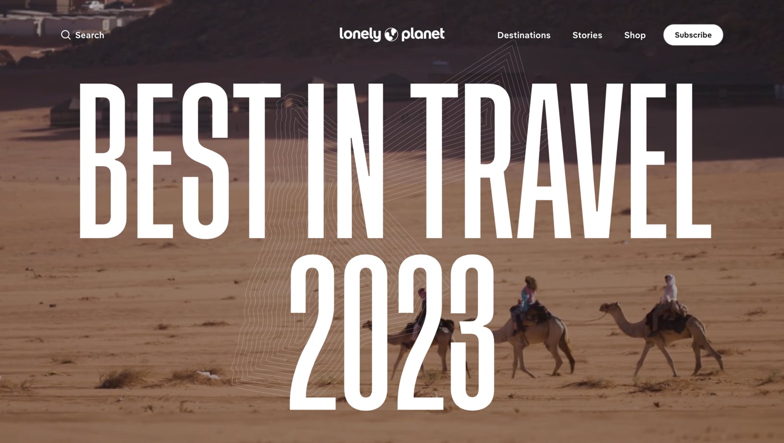 ▲Lonely Planet 公式サイト