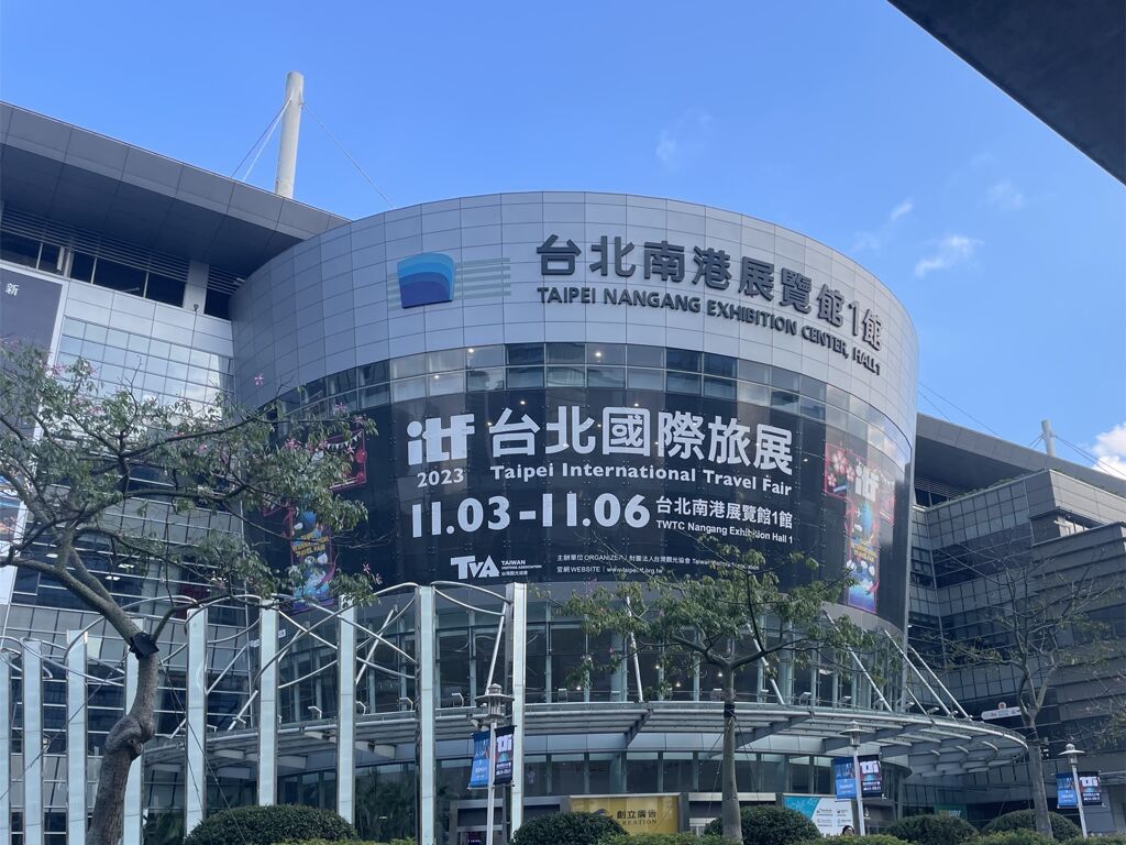 ▲ITF(台北国際旅行博):ITF2023にて訪日ラボ撮影 ITF(台北国際旅行博)2023