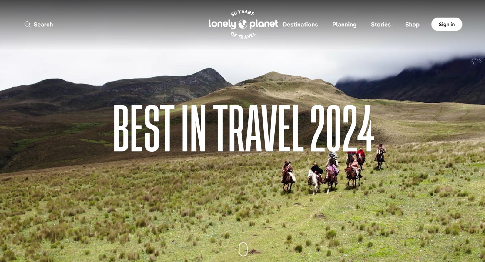Lonely Planet：BEST IN TRAVEL 2024（2024年の旅行先ベスト50）
