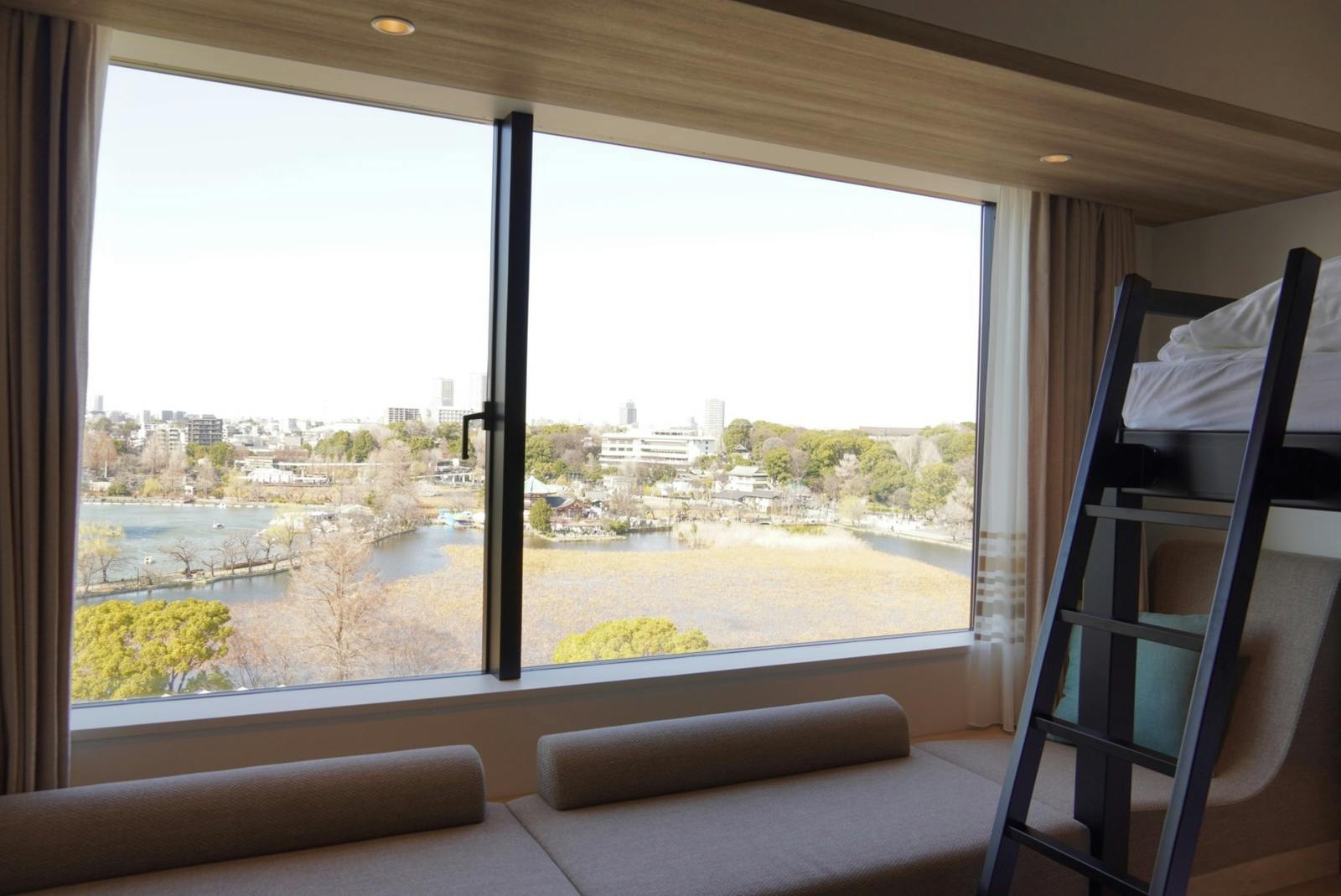 「＆Here TOKYO UENO」客室からの眺望