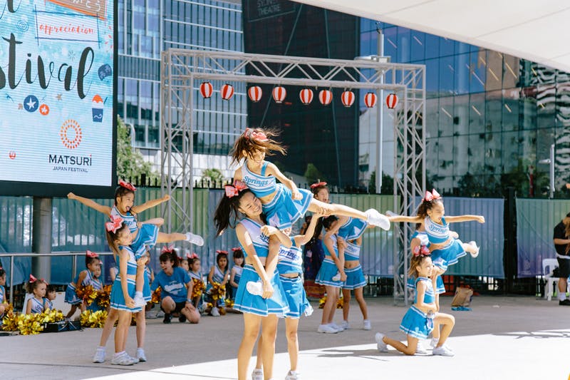 ▲Matsuri-Japan Festival：子どもたちのダンスグループによるパフォーマンス