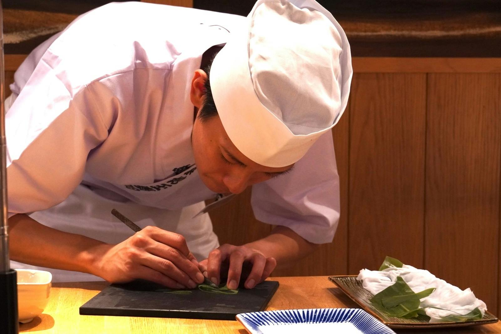 職人の包丁技術 飾り切り