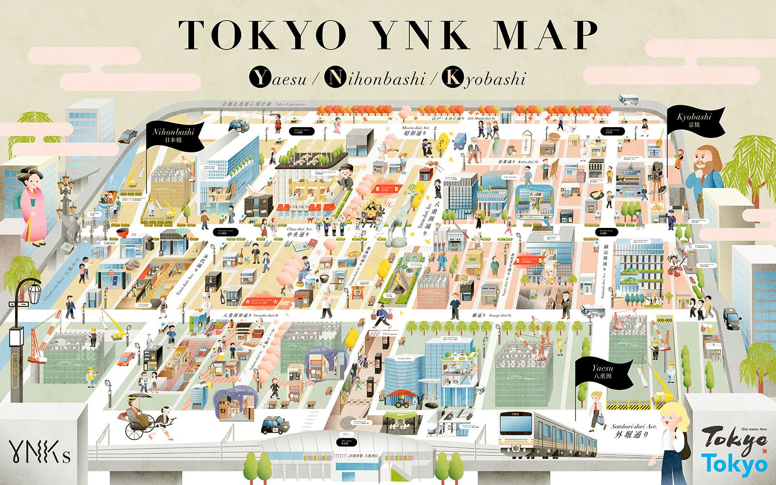 多言語デジタルマップ「TOKYO YNK MAP」