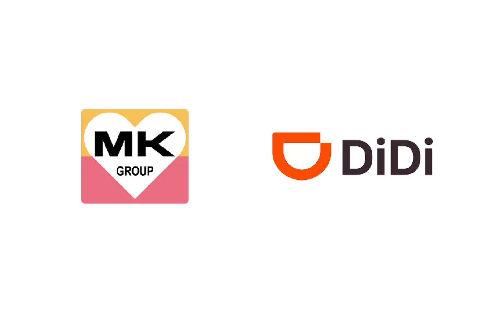 ▲ディディとエムケイのロゴイメージ:DiDiモビリティジャパン株式会社リリースより ▲ディディとエムケイのロゴイメージ:DiDiモビリティジャパン株式会社リリースより