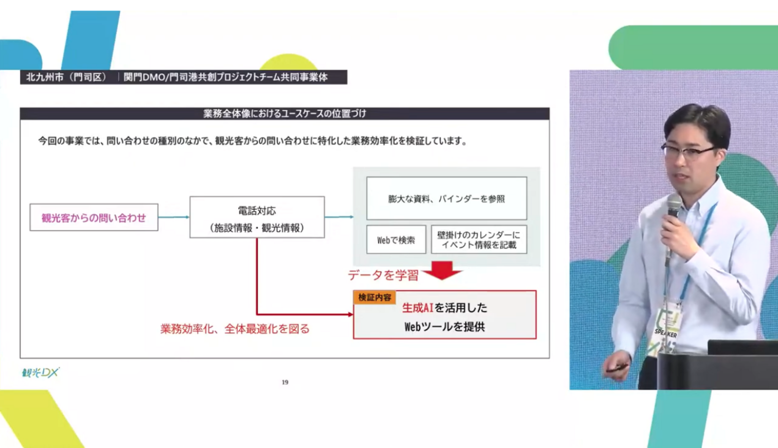 ▲「観光DX」成果報告会より ▲「観光DX」成果報告会より