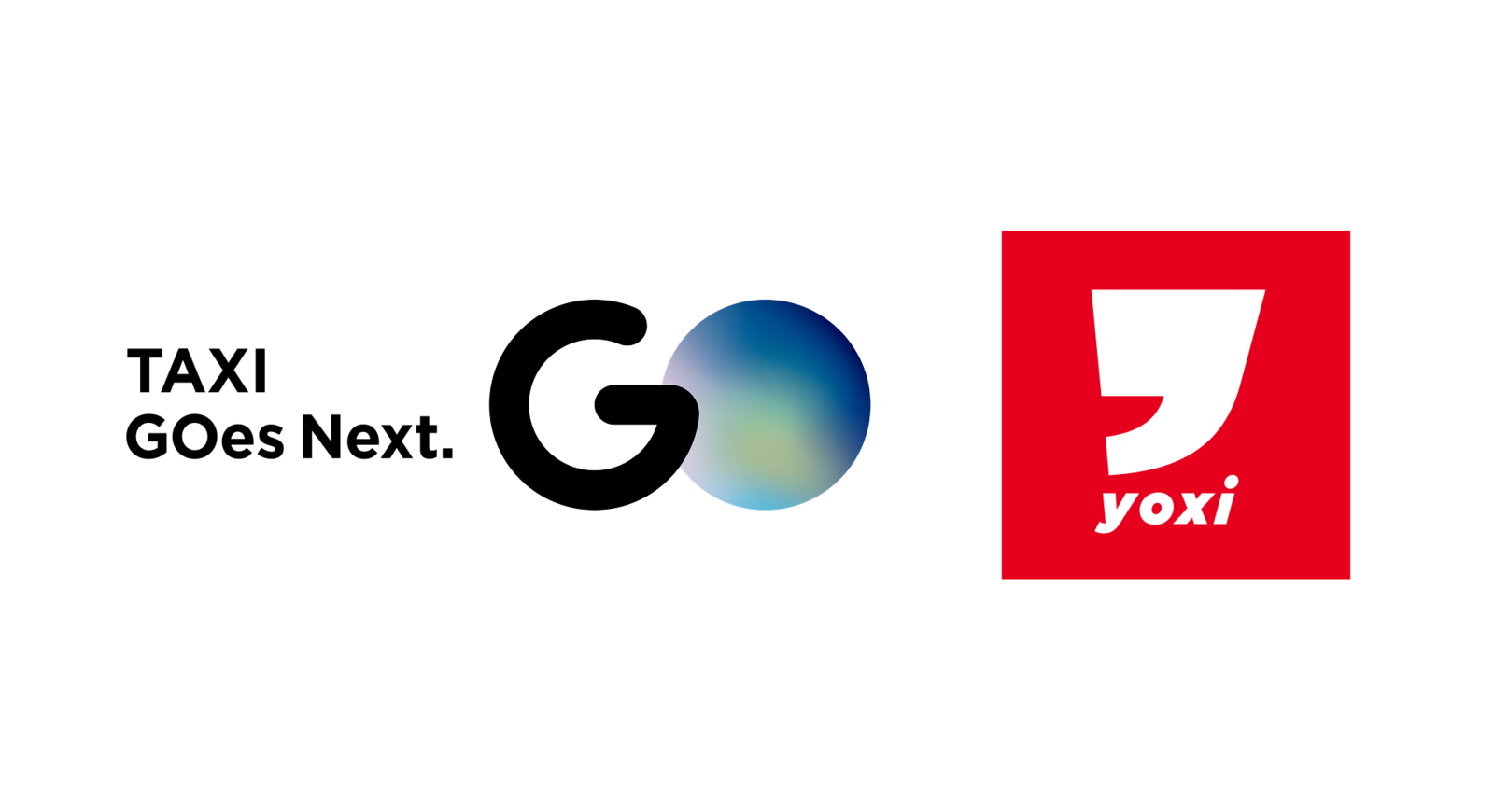 ▲「GO」および「yoxi」のロゴイメージ：GO株式会社リリースより
