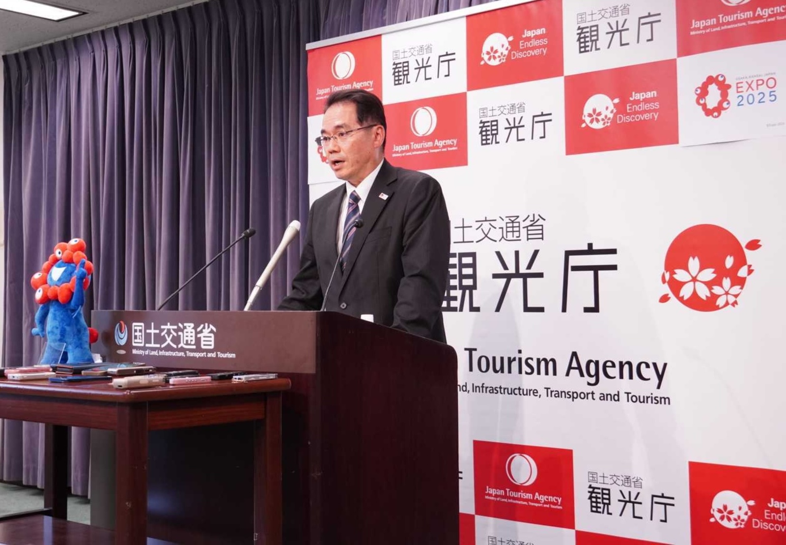 観光庁の村田 茂樹長官 定例会見