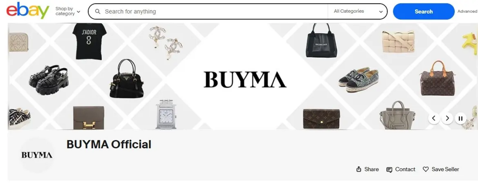 ▲「BUYMA(バイマ)」のebay出店:イーベイ・ジャパン株式会社 プレスリリースより ▲「BUYMA(バイマ)」のebay出店:イーベイ・ジャパン株式会社 プレスリリースより