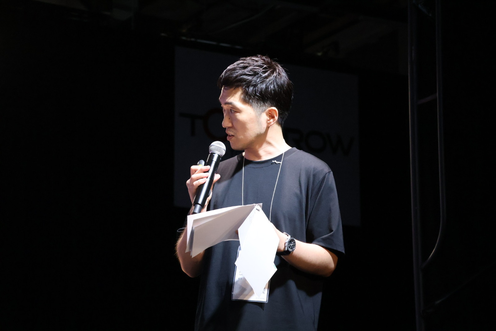▲コミュニケーションアーティスト 田村 秀和氏：訪日ラボ撮影