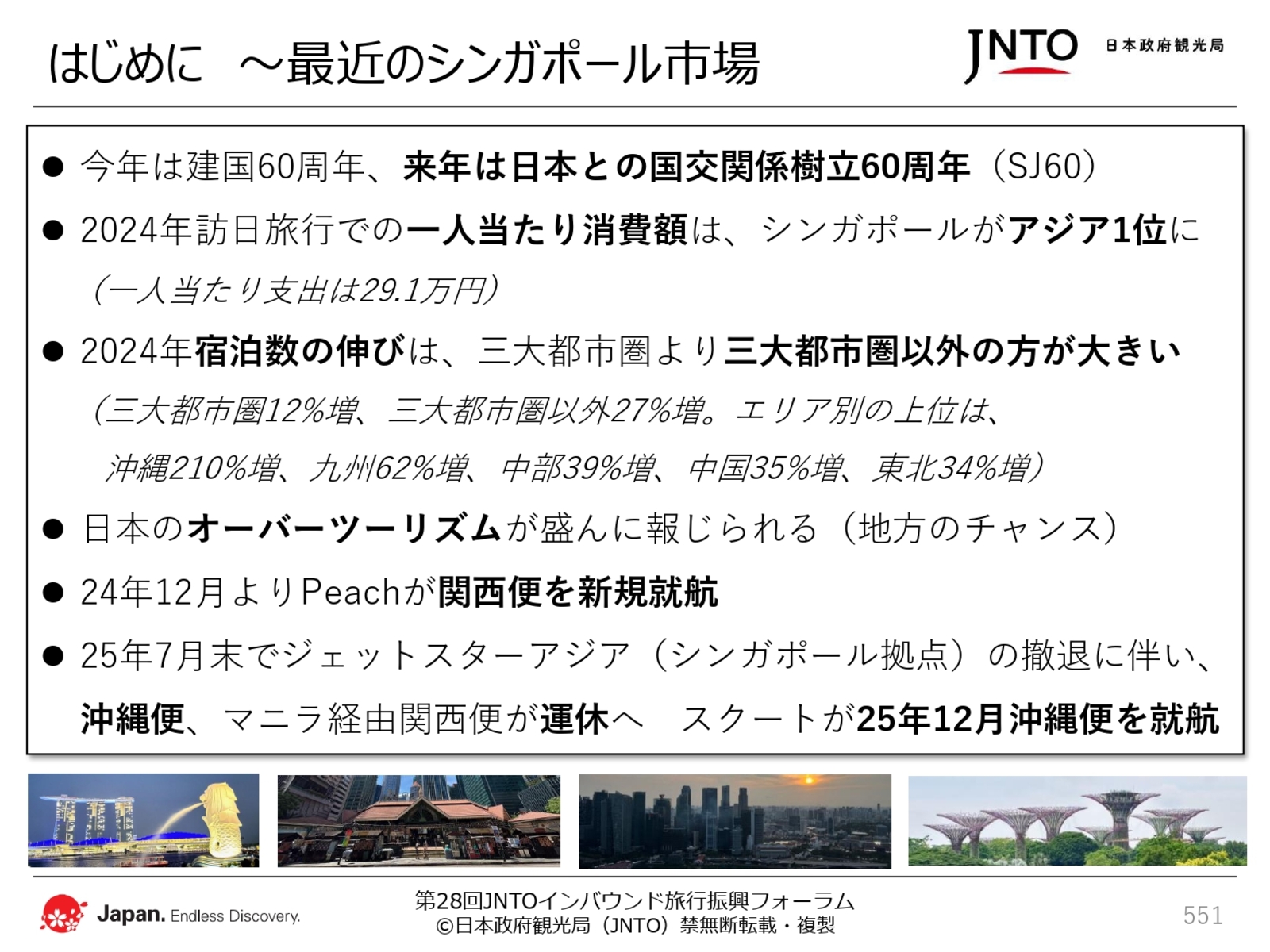 ▲日本政府観光局（JNTO）配布資料より抜粋