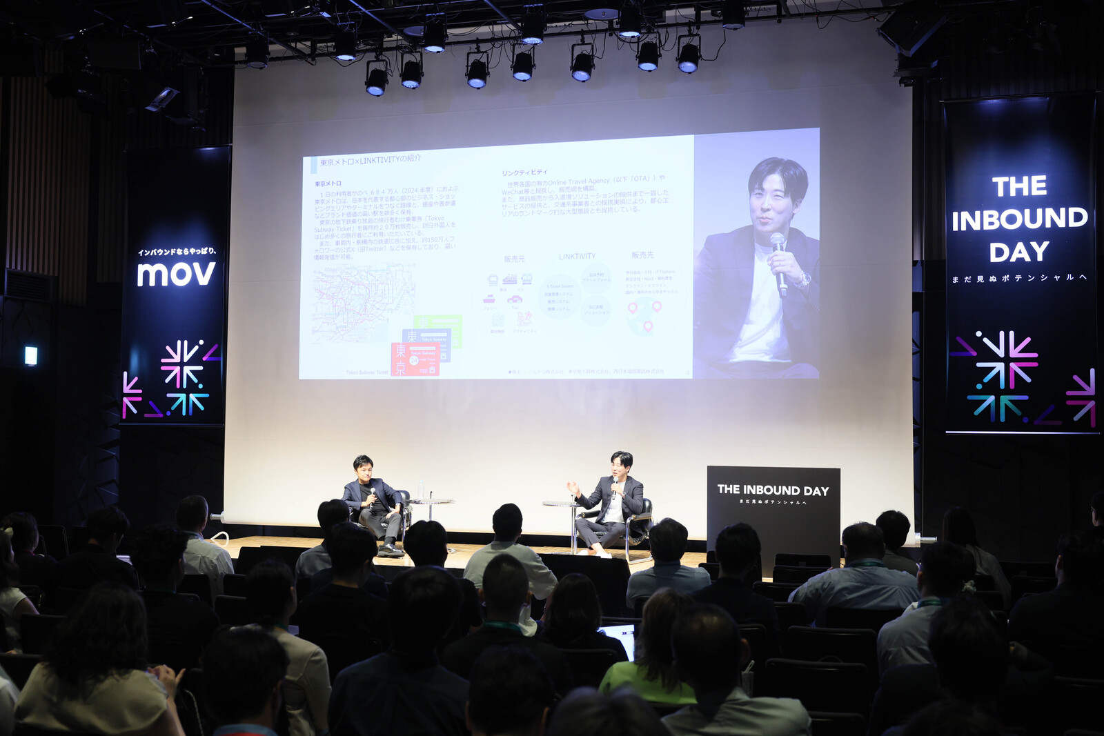 ▲講演の様子:「THE INBOUND DAY 2025」より ▲講演の様子:「THE INBOUND DAY 2025」より
