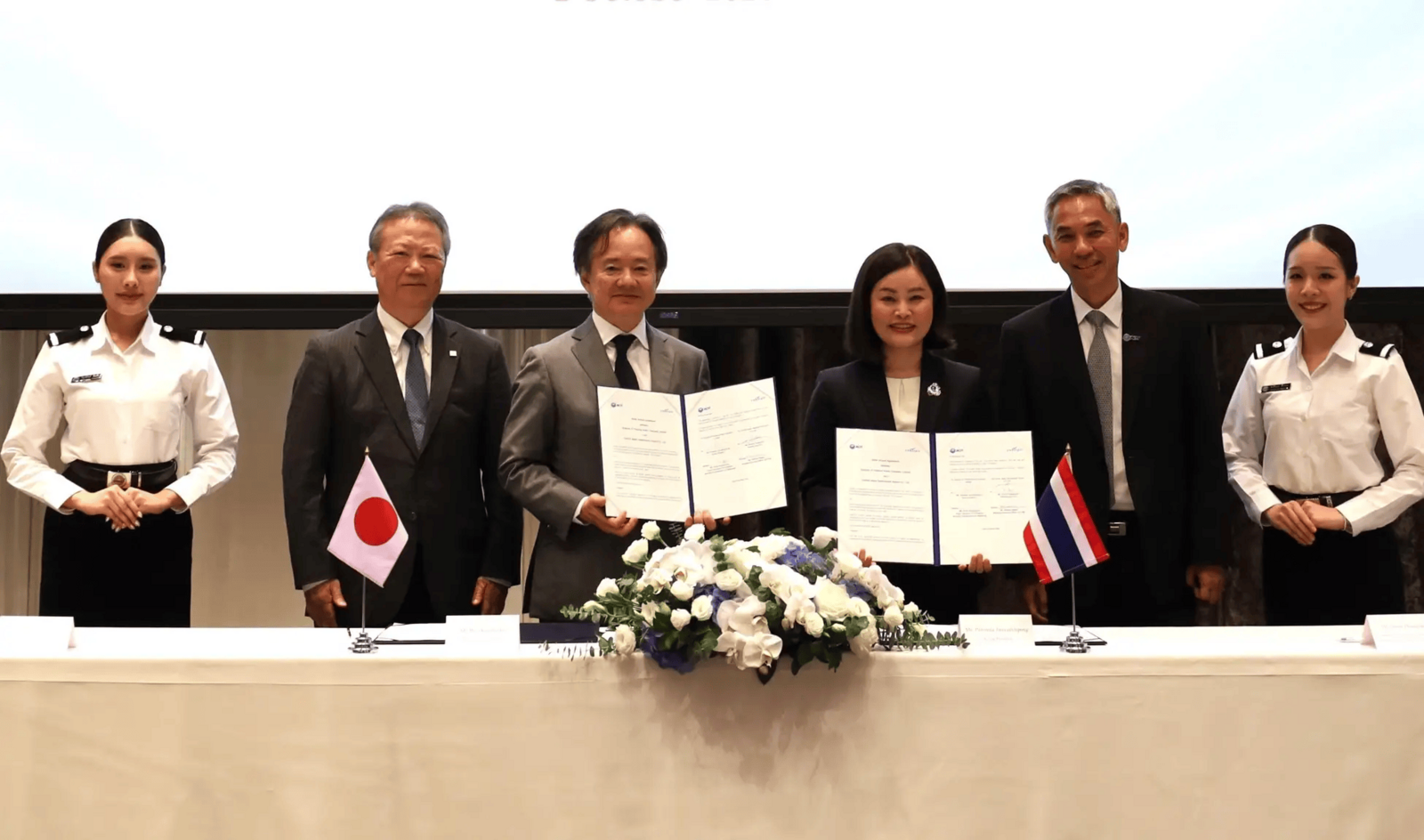 ▲ 中部国際空港株式会社とタイ空港公社による姉妹空港協定の締結：中部国際空港株式会社リリースより