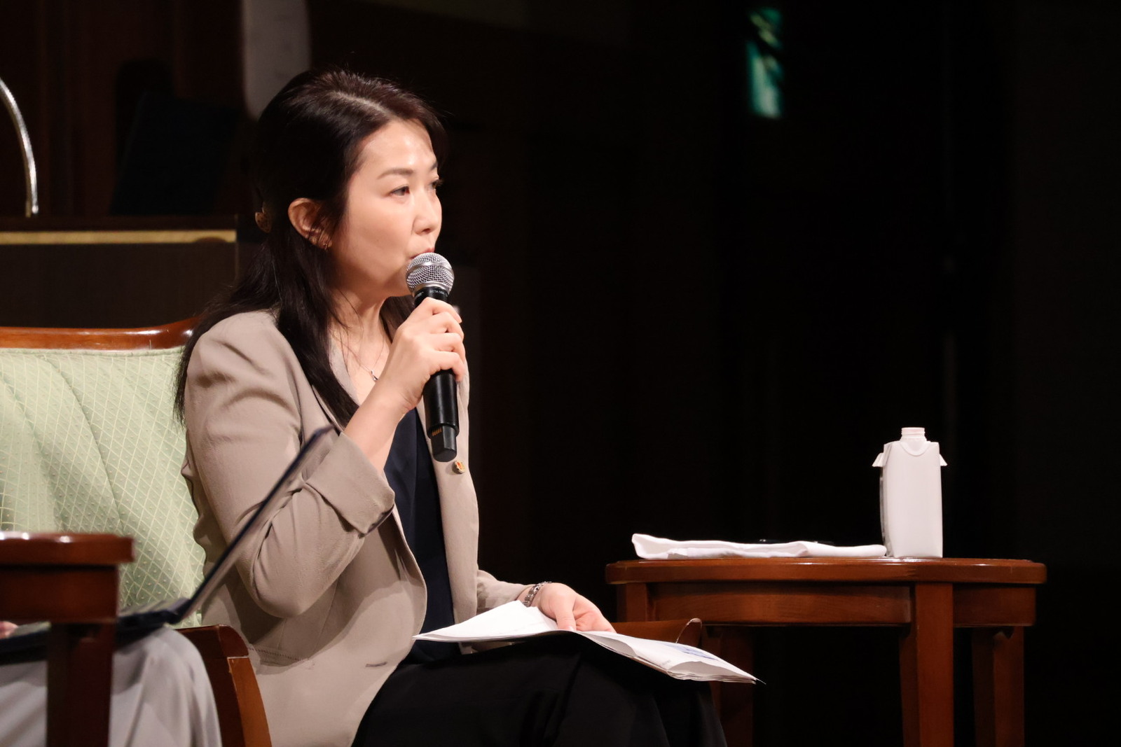 ▲ソウル事務所 チーム長 イ・キョンミン氏：訪日ラボ撮影