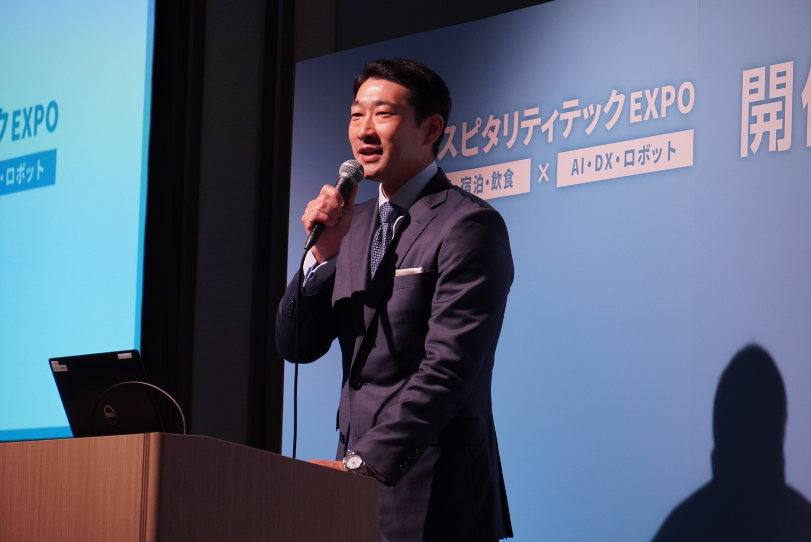 RX Japan株式会社 ホスピタリティテックEXPO事務局長 細野圭氏：訪日ラボ撮影