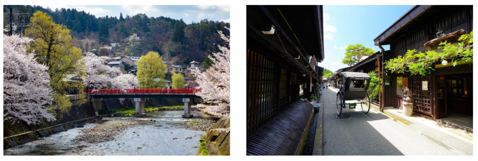 ▲岐阜県高山市の風景：Booking.comプレスリリースより