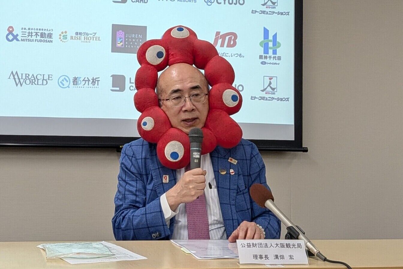 ▲公益財団法人大阪観光局 理事長 溝畑宏氏:訪日ラボ撮影 ▲公益財団法人大阪観光局 理事長 溝畑宏氏:訪日ラボ撮影