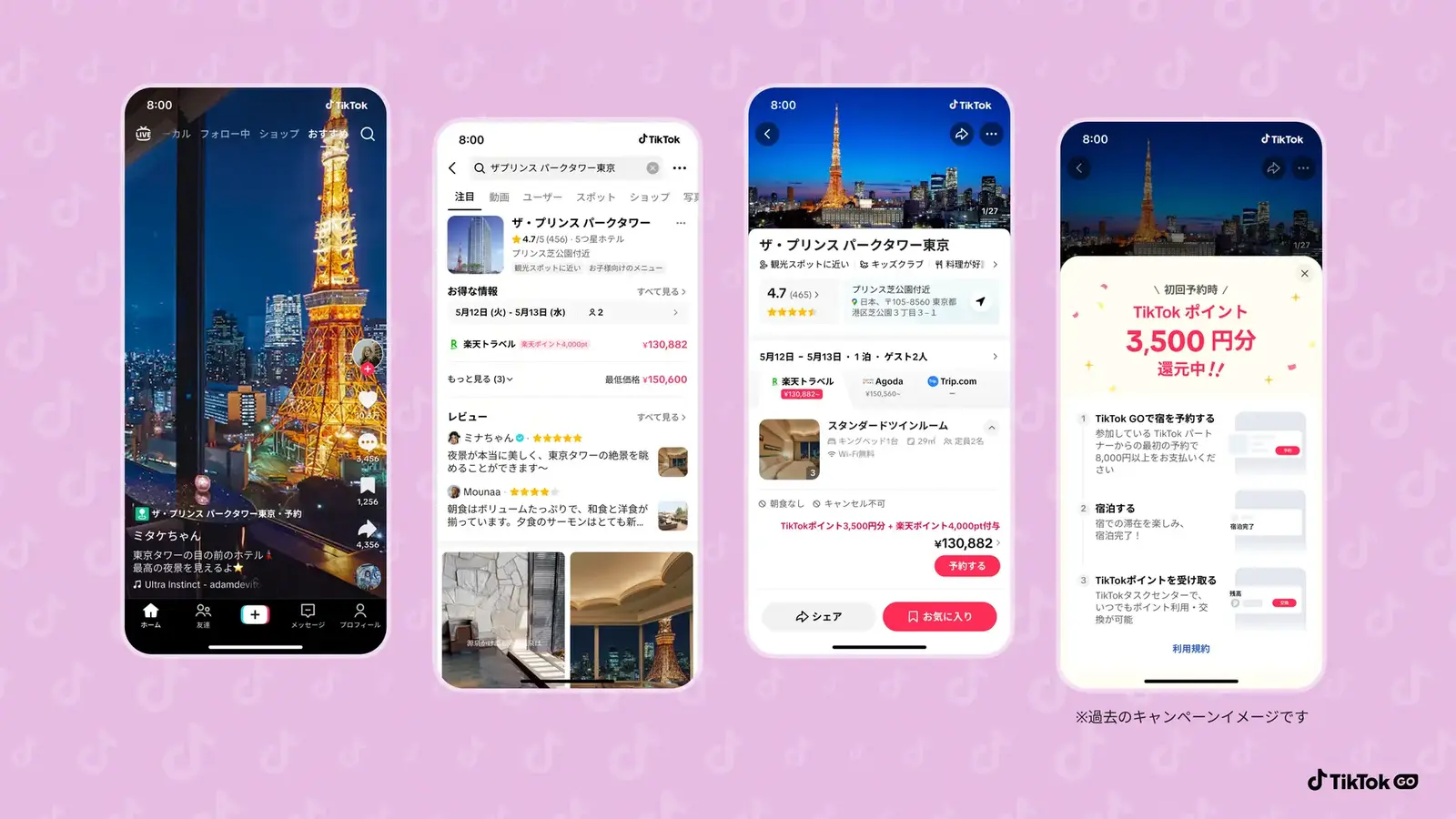 ▲日本におけるTikTok GOのユーザー体験フロー（※イメージ）：TikTok Japanリリースより