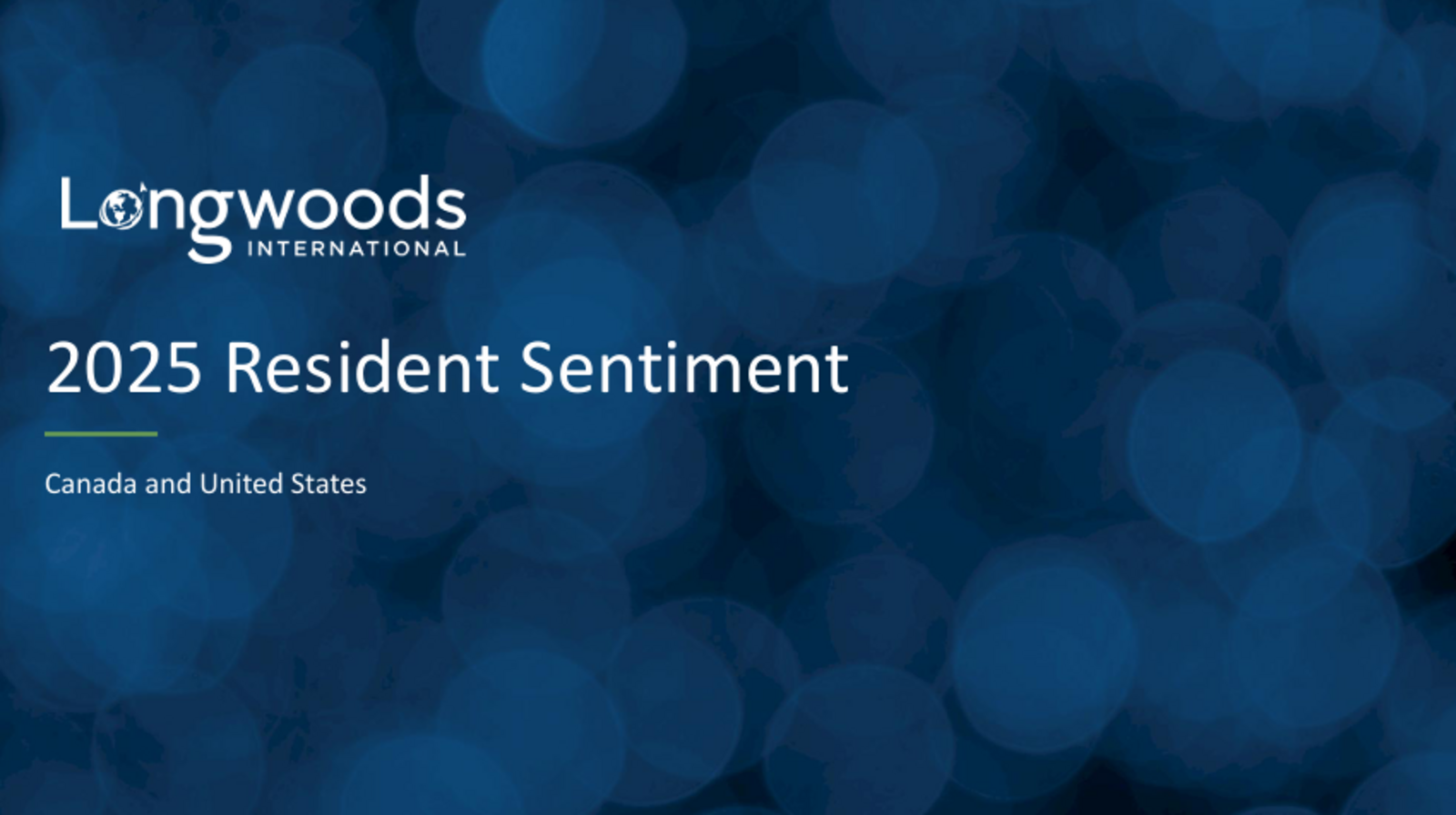 ▲北米住民意識調査レポートの表紙：Longwoods International発行
