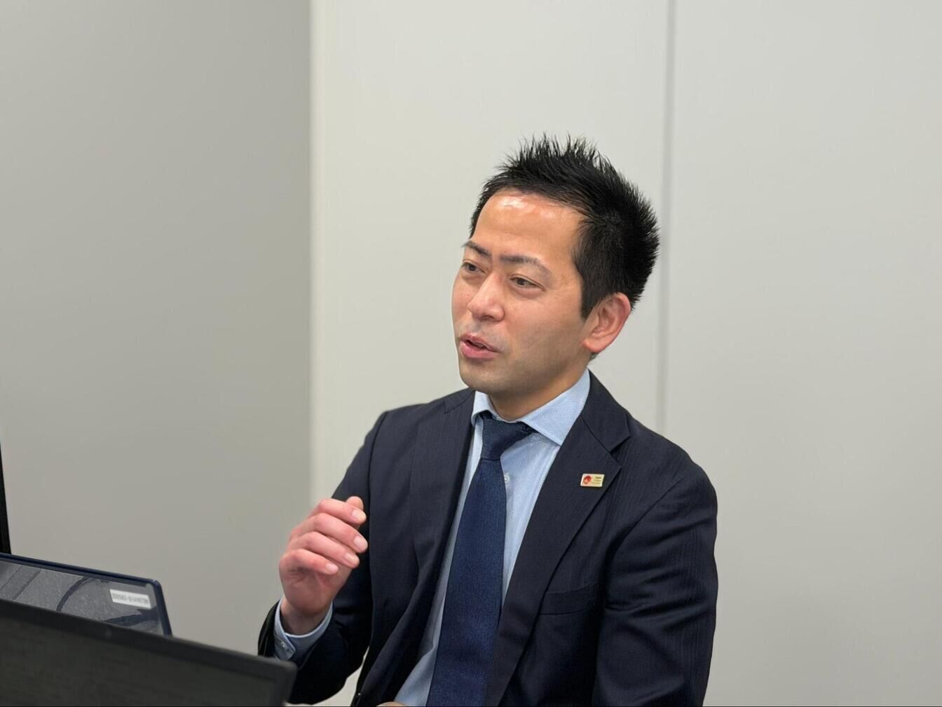 ▲日本政府観光局（JNTO）企画総室長 竹中理登氏：訪日ラボ撮影