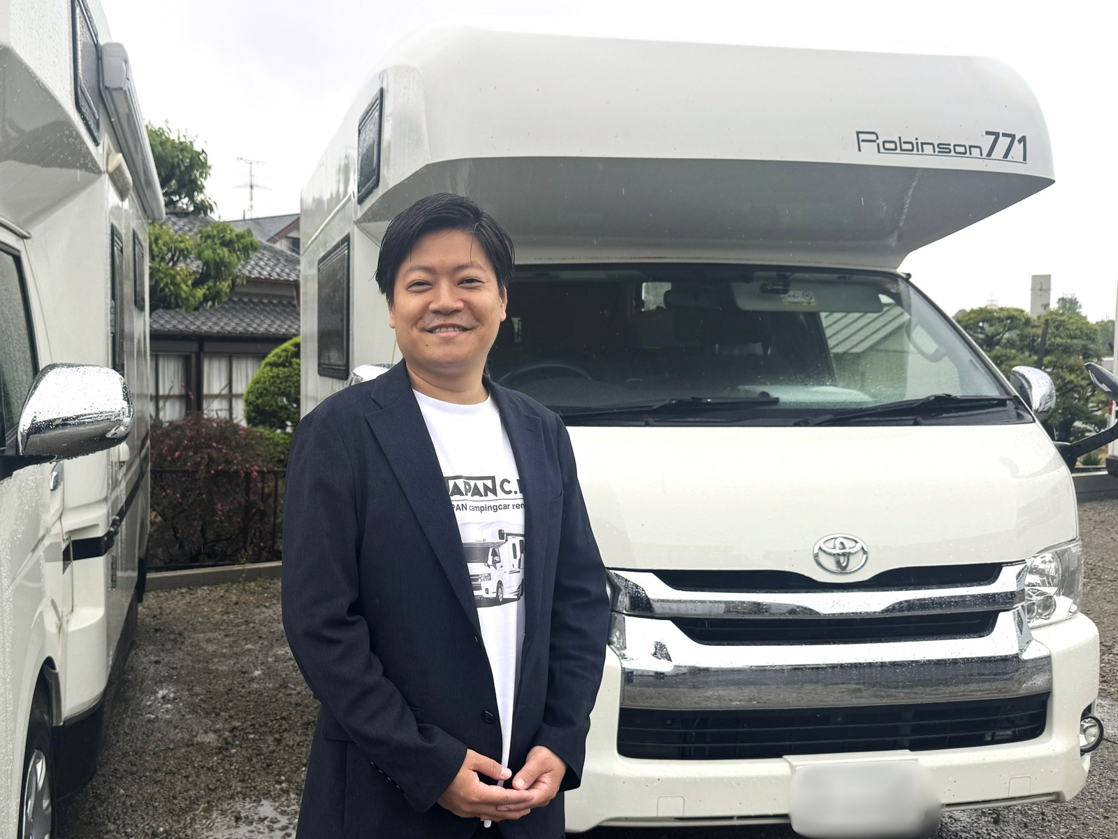 ▲キャンピングカー株式会社 キャンピングカー事業部長 岩坂佑也氏 ▲キャンピングカー株式会社 キャンピングカー事業部長 岩坂佑也氏