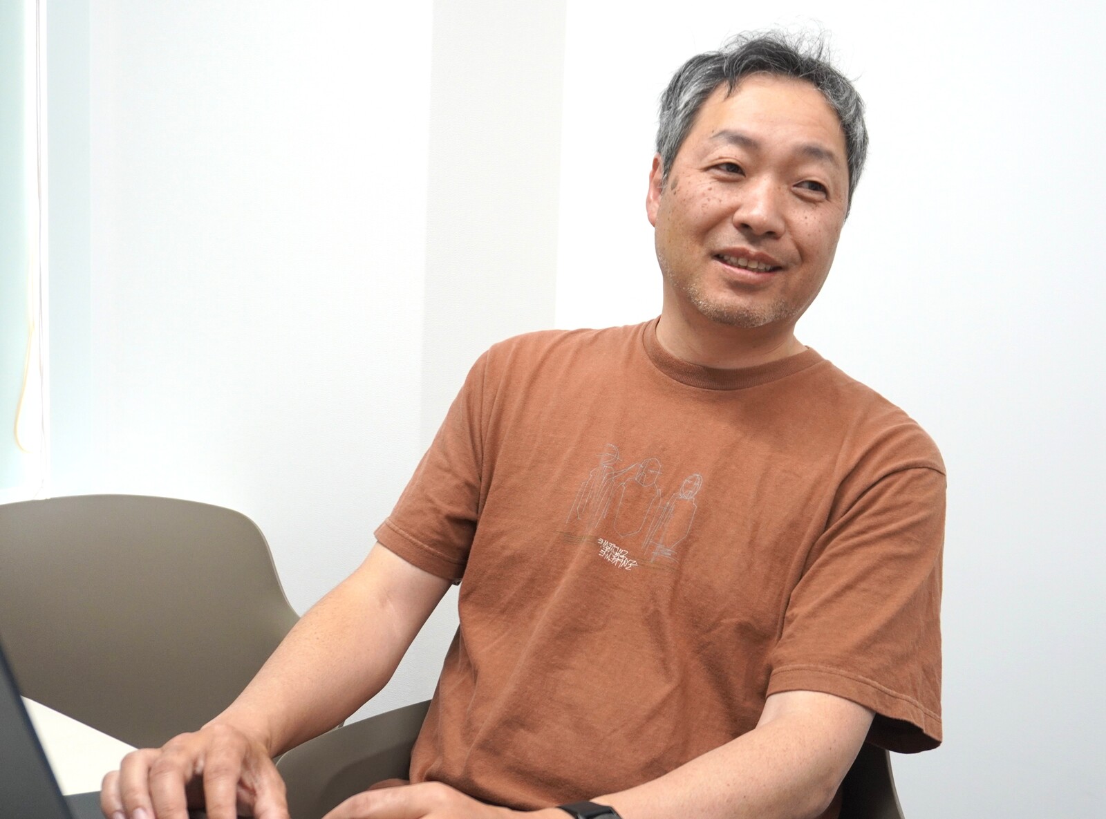 ▲一般社団法人白馬村観光局 事務局長の福島洋次郎氏：訪日ラボ撮影
