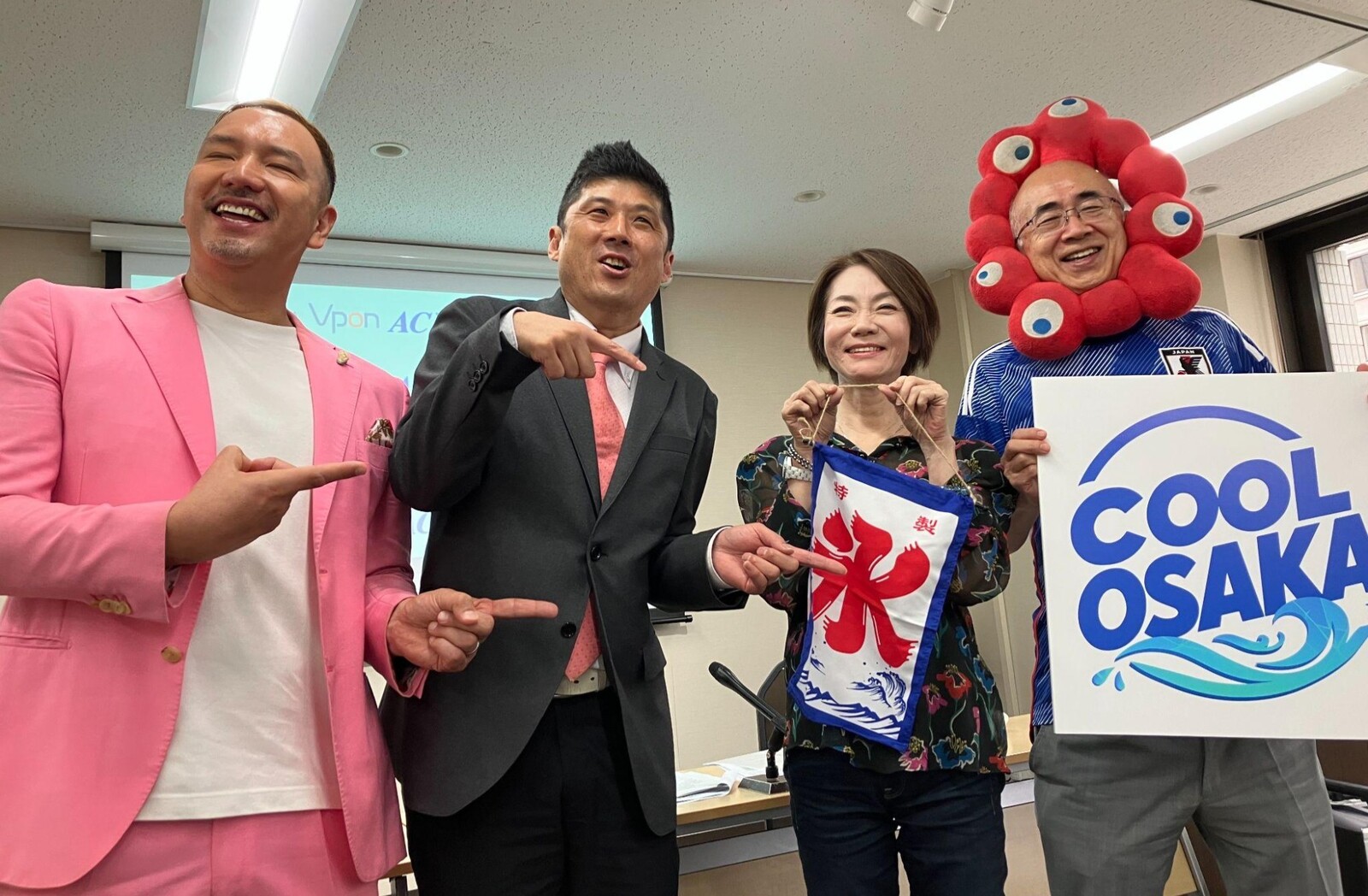▲公益財団法人大阪観光局 定例会見の様子：公益財団法人大阪観光局による提供写真