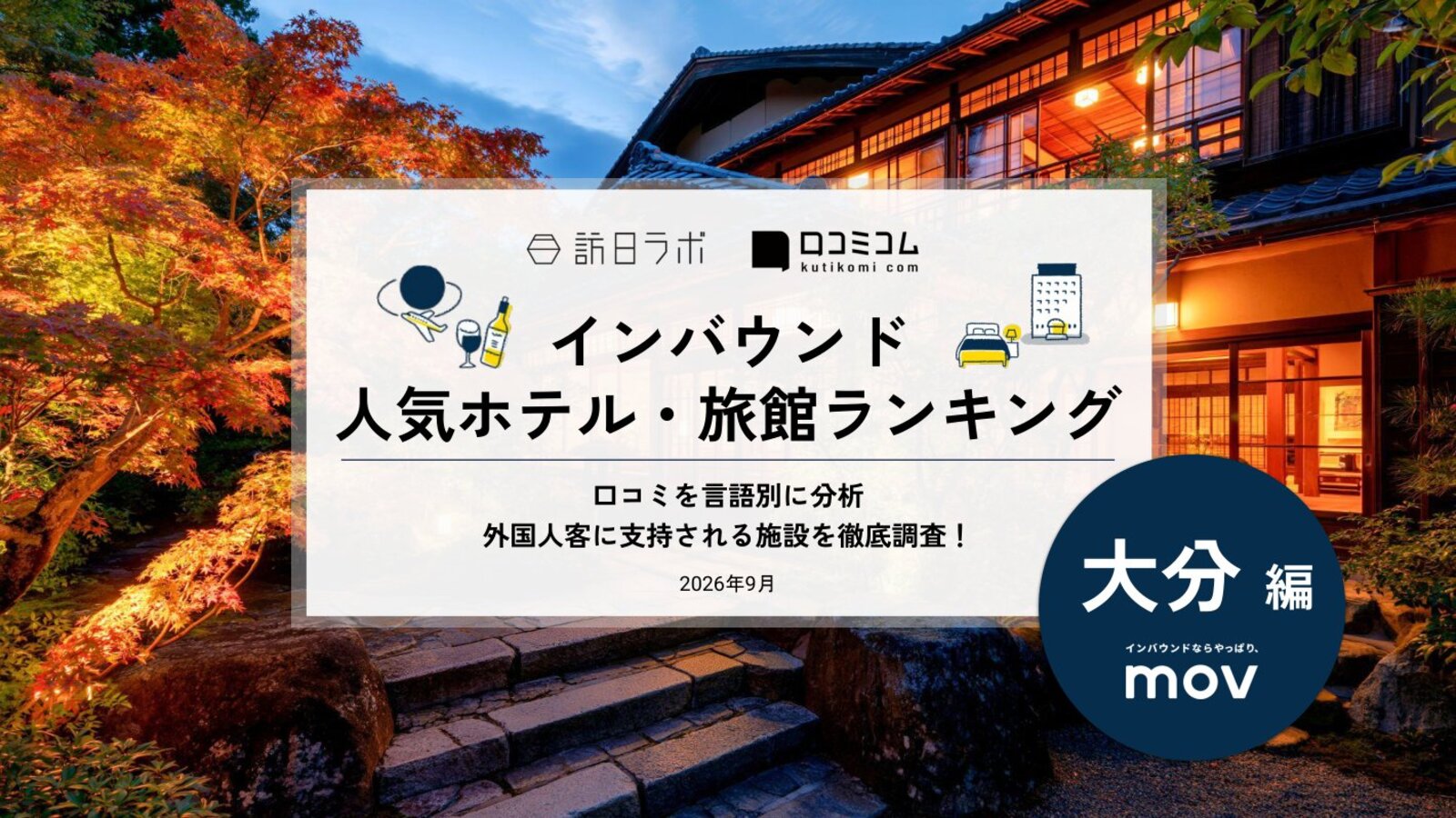大分 ホテル・旅館 インバウンドランキング