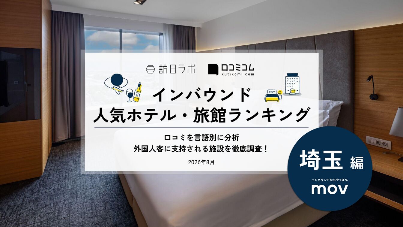 埼玉 ホテル・旅館 インバウンドランキング