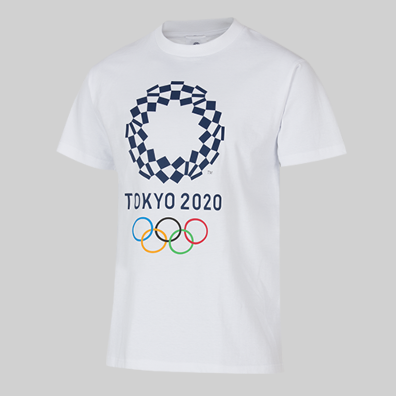 ▲ユニセックスTシャツベーシック 01：東京2020オフィシャルオンラインショップ