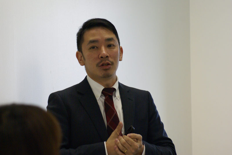 インバウンド対策について語る田熊 インバウンド対策について語る田熊