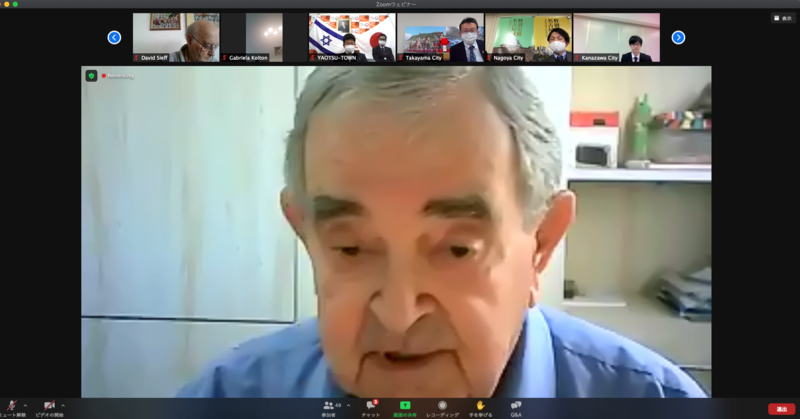 ▲実体験を語ってくださったベルティフランケル氏 セミナーにてベルティフランケル氏からお話しいただいている様子