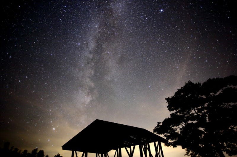 ▲ふらのの星空