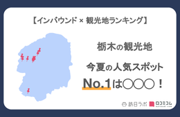 栃木県で外国人に人気の観光スポット！「日光東照宮」は3位、1位は？