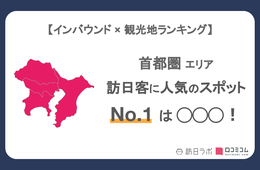 首都圏で外国人に人気の観光スポット！「ディズニーランド」は5位、1位は？