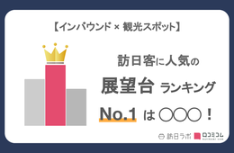 外国人に人気の展望台ランキング！通天閣が3位、1位は？