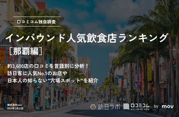 那覇で外国人に人気の飲食店ランキング！焼肉店、居酒屋をおさえた1位は？
