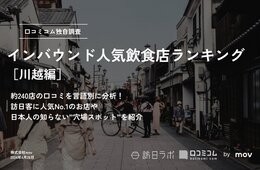 小江戸・川越で外国人に人気の飲食店ランキング！うなぎ・うどん屋を抑え1位は？