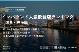 外国人に人気の飲食店ランキング【博多・天神編】ラーメン・焼肉を抑え1位は？