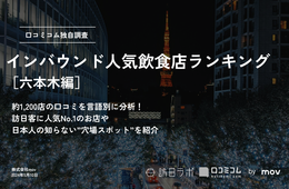 外国人に人気の飲食店ランキング【六本木編】焼肉・寿司を抑え1位は？