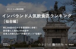 外国人に人気の飲食店ランキング【仙台編】：「牛タン」のあのお店が1位に！