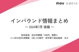 岸田首相、訪日消費額「8兆円」視野に / 4〜6月の訪日消費額、2兆1,370億円　四半期で過去最高【インバウンドまとめ 2024年7月後編】