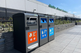 成田空港にIoTごみ箱を試験導入、「ごみ箱が少ない」訪日外国人の困りごと解消に期待