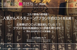  人気せんべろチェーン7ブランドの口コミ4,016件を比較！インバウンド客に評価されているのは？