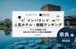 【2025年最新】奈良で外国人に人気のホテル・旅館TOP10！5位は紫翠 ラグジュアリーコレクションホテル奈良、1位は？