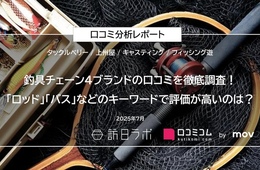 釣具チェーン4ブランドの口コミを徹底分析!外国語口コミの6割が英語のブランドは?