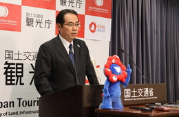 7月訪日客、一部で前年割れも「成長軌道」　7月の津波対応についても言及【観光庁長官会見】