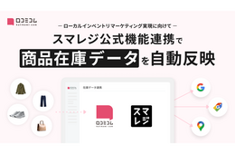 口コミコム、スマレジと公式機能連携　商品在庫データ連携による「ローカルインベントリマーケティング」エコシステム構築へ