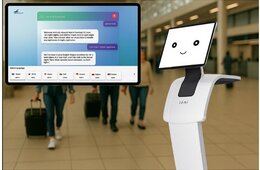 会話型AIロボットが成田空港を案内　人手不足解消に向けて実証実験